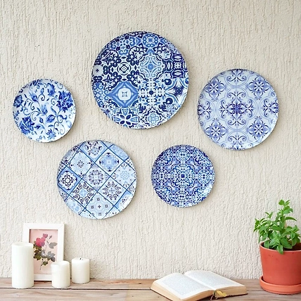 Metal Decorative Wall Hanging Plates-3