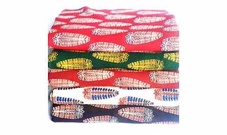 Ajrakh Natuaral dyed/handblock cotton fabric
