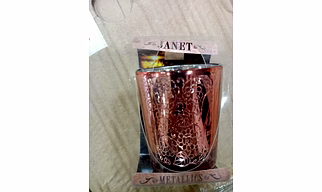 Metallic Candle Pot-2 SET