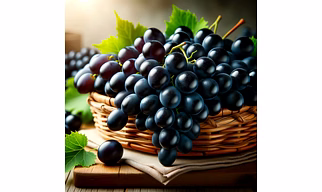Black (Sharad) Seedless Grapes