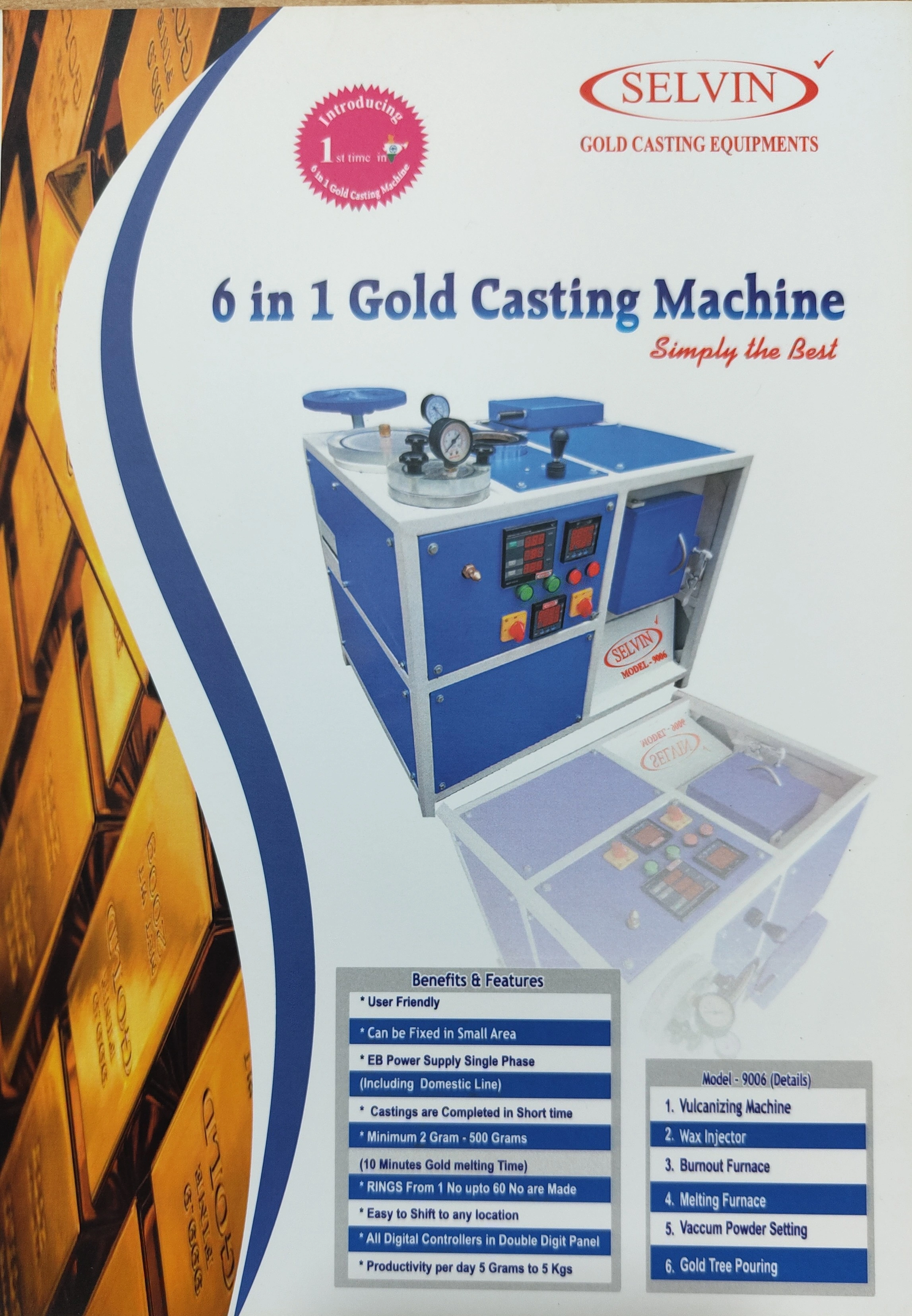 6 in 1 Casting Machine for Gold silver-30