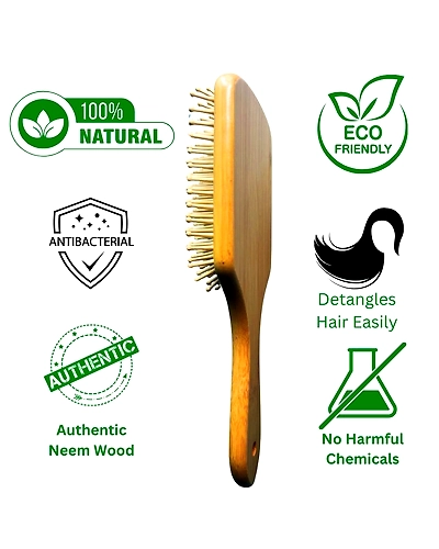 Bamboo Hair Brush-3