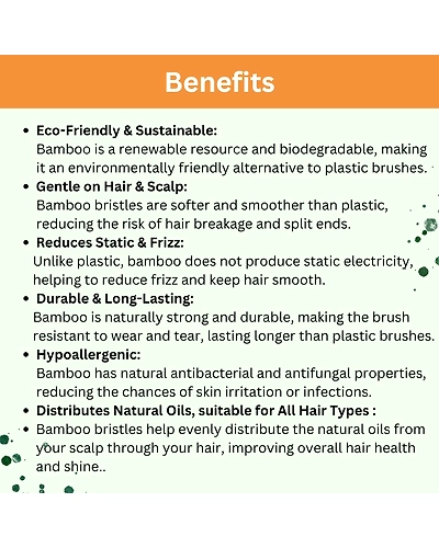 Bamboo Hair Brush-4
