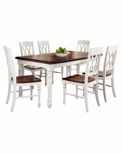 Solidwood 7-Piece  Dining Set Elegant Dining-Dining-1