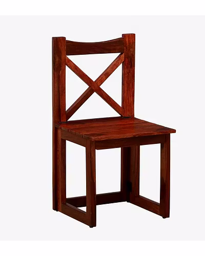 Sheesham Wood 4-Seater Dining Set with Honey Oak Finish-Dining-1