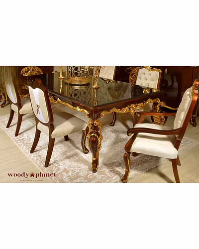 New Delhi Neo Classical Style Dining Room Furniture-Dining-1