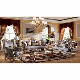 chitrangada neo classical style carved sofa set luxurious teak wood-sofa sets