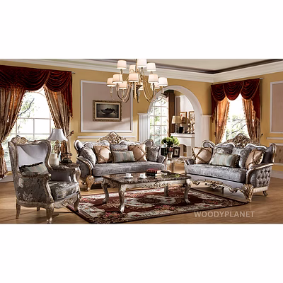chitrangada neo classical style carved sofa set luxurious teak wood-sofa sets