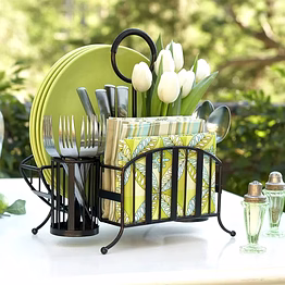 cutlery & plate stand – compact, organized & stylish-home décor