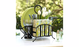 Cutlery & Plate Stand – Compact, Organized & Stylish-Home Décor