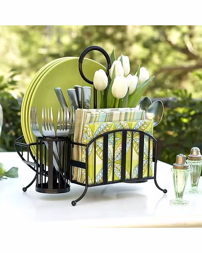 Cutlery &amp; Plate Stand – Compact, Organized &amp; Stylish-Home Décor-10053