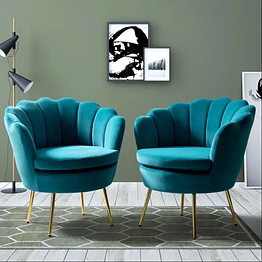 hendrix wide velvet barrel chair (set of 2)-chairs