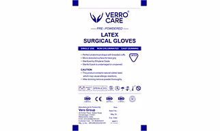 Latex Surgical Sterile Gloves Verro Care Powdered