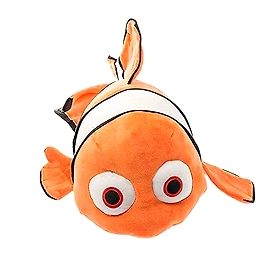 Nemo Fish Plush Soft Toy (Orange, 0 - 5 years)