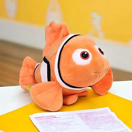 Nemo Fish Plush Soft Toy (Orange, 0 - 5 years)-4