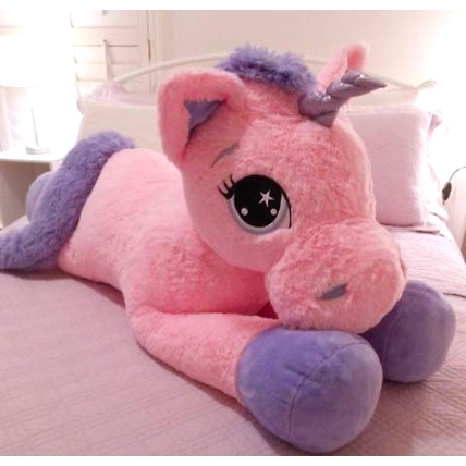 long unicorn soft toys kids  baby pillow-3