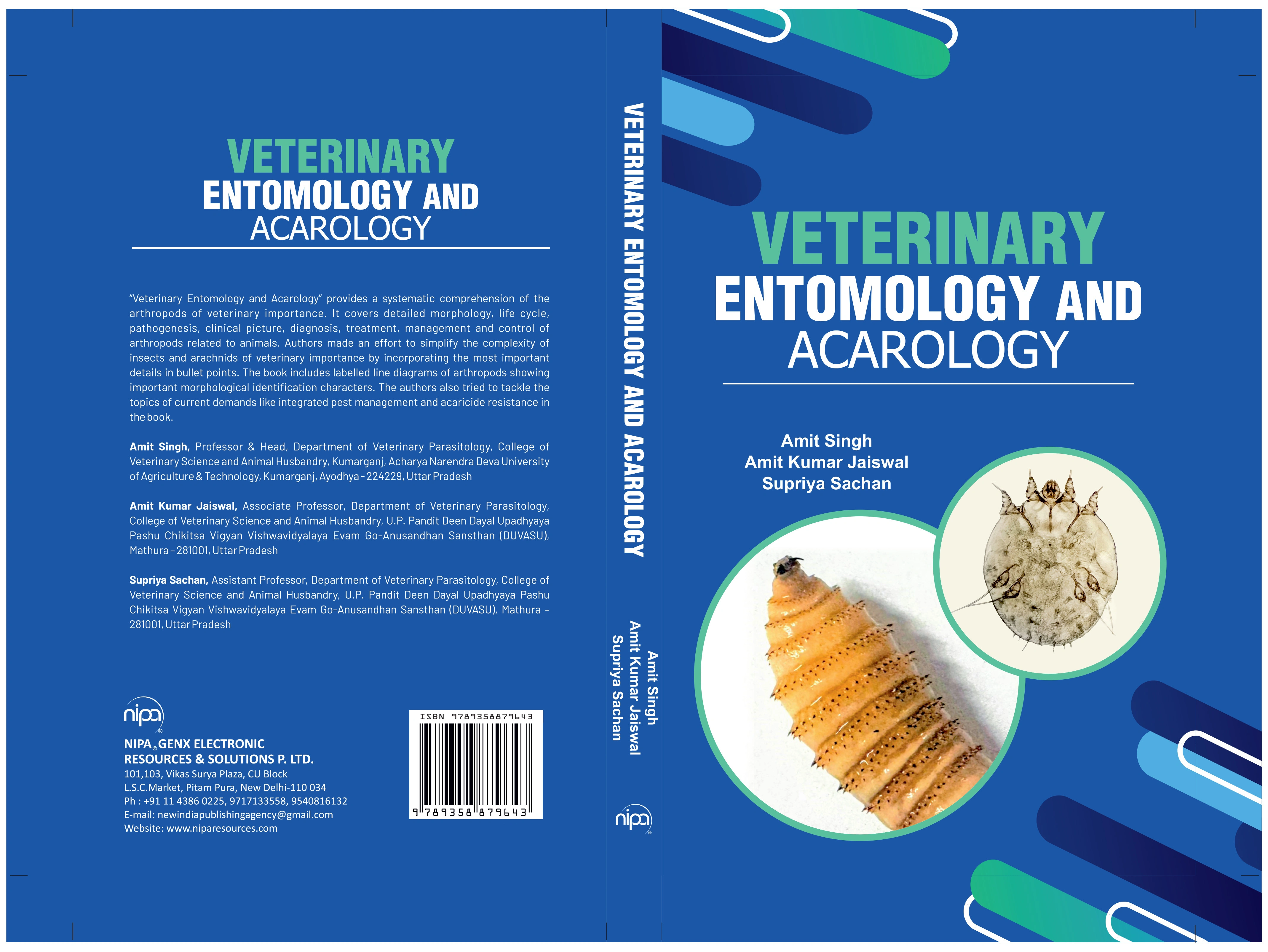 Veterinary Entomology and Acarology (Hardback; Amit Singh, Amit Kumar Jaiswal &amp; Supriya Sachan)-2