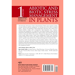 NIPA Abiotic and Biotic Stress Management in Plants: Volume 01: Abiotic Stress (Hardback, Basavaraj, D Srigiri & Jayan P R)