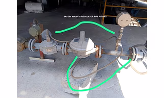 Burner and gas parts