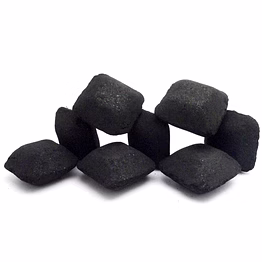 coconut shell pillow charcoal briquettes