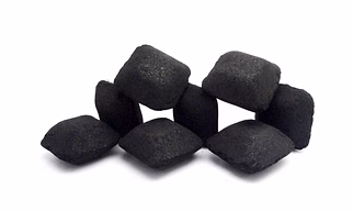 COCONUT SHELL  PILLOW CHARCOAL BRIQUETTES
