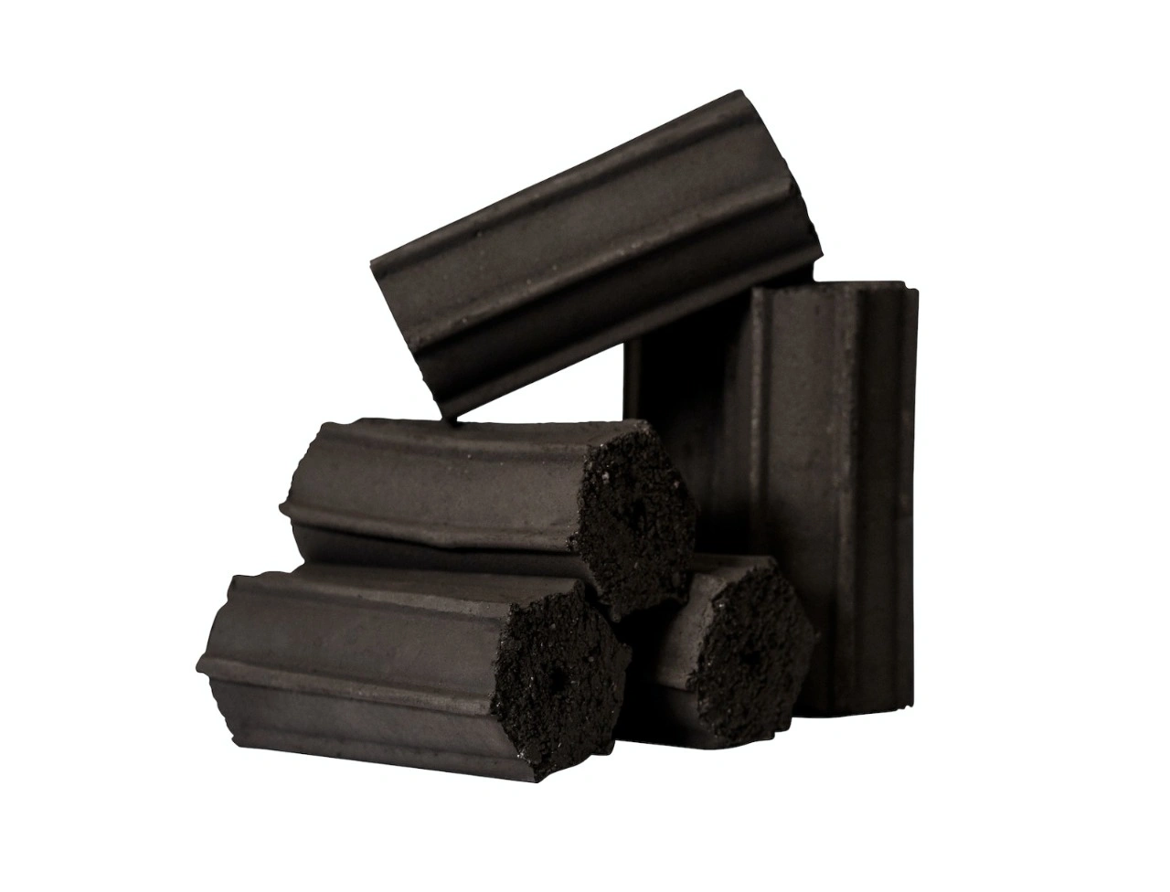 COCONUT SHELL  PILLOW CHARCOAL BRIQUETTES-1