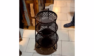 Iron 3 Basket Stand of 3