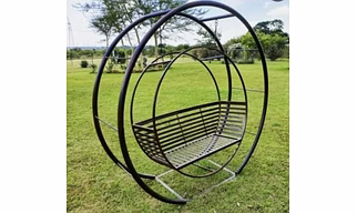 Iron Big Outdoor Swing for Gardens and Homes