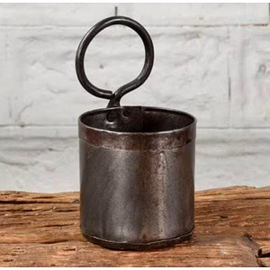 Vintage Iron Planter with Antique Finish for Home Decor