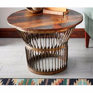 Timeless Elegance: Iron Antique Sitting Stool