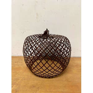 Vintage Style Pendant Hanging Lamp - Apple Design Iron Patti Lamp with 30 cm Chain