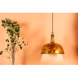 elegant brass hanging lamp for sophisticated home decor
