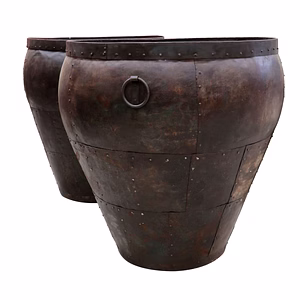 Premium Iron Vintage Decorative Planter for Elegant Garden Decor