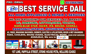 Home appliances repair service