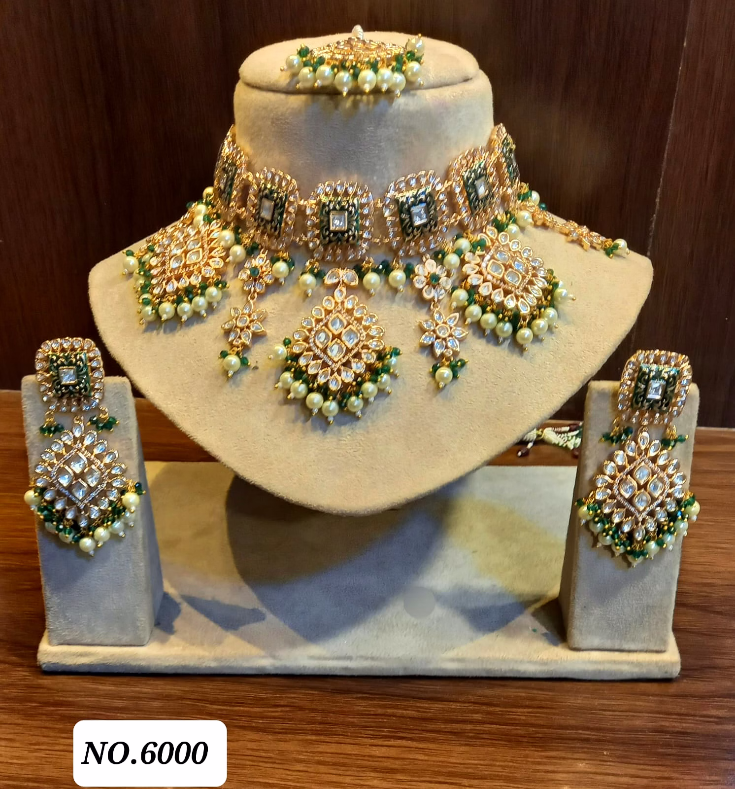 kundan polki necklace set