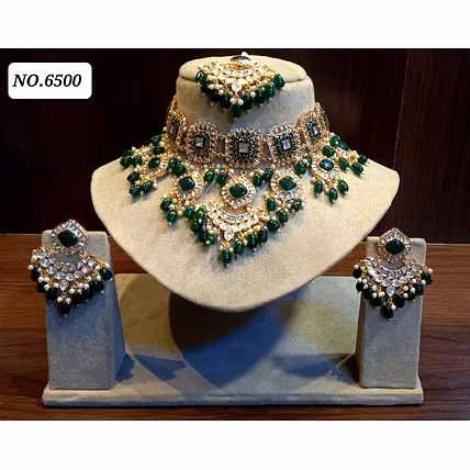 Kundan Polki  Necklace Set-5