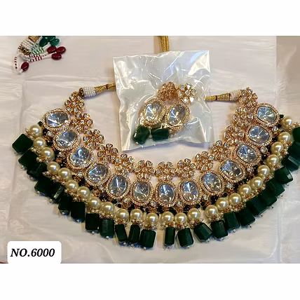 Kundan Polki  Necklace Set-3