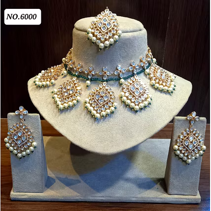 Kundan Polki  Necklace Set-1