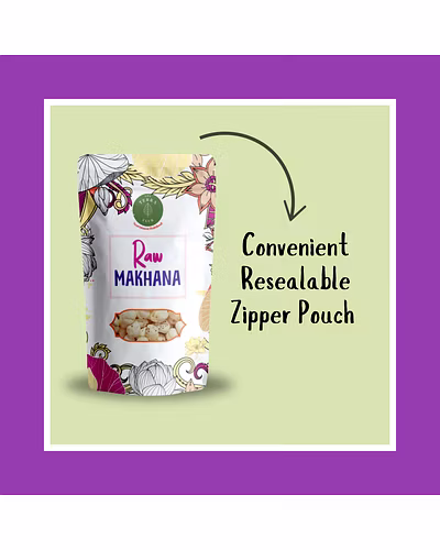 Raw Makhana (foxnut), 5+ suta, 150 gm-2