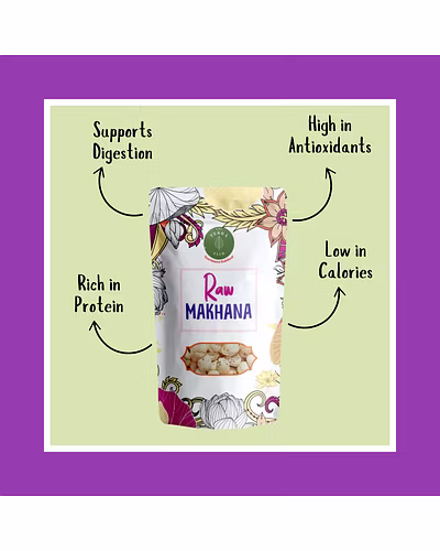 Raw Makhana (foxnut), 5+ suta, 150 gm-4