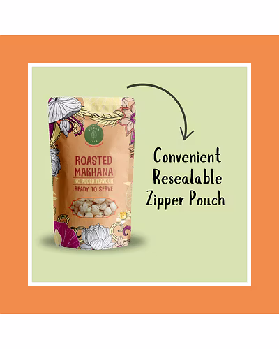 Roasted Makhana (foxnut), 5+ suta, 150 gm, Ready-to-serve-3