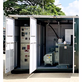 hartik packaged substation 12kv–36kv with mv switchgear, transformer up to 3 mva, lv switchboard, iec 62271 outdoor or indoor power distribution unit
