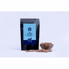 dry roasted and salted almonds