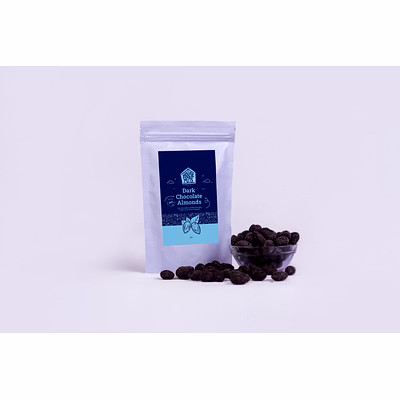 dark chocolate almonds