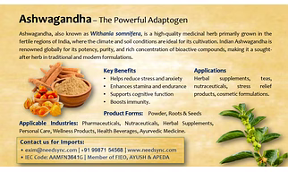 Ashwagandha Powder & Roots