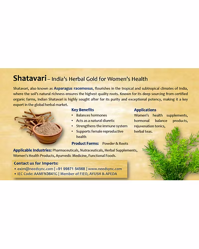 Shatavari Powder &amp; Roots-005