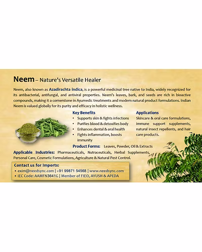 Neem Powder &amp; Leaves-003