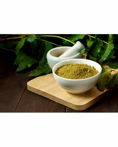Neem Powder &amp; Leaves-1