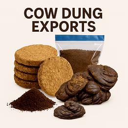 cow dung powder