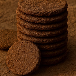 cow dung cake